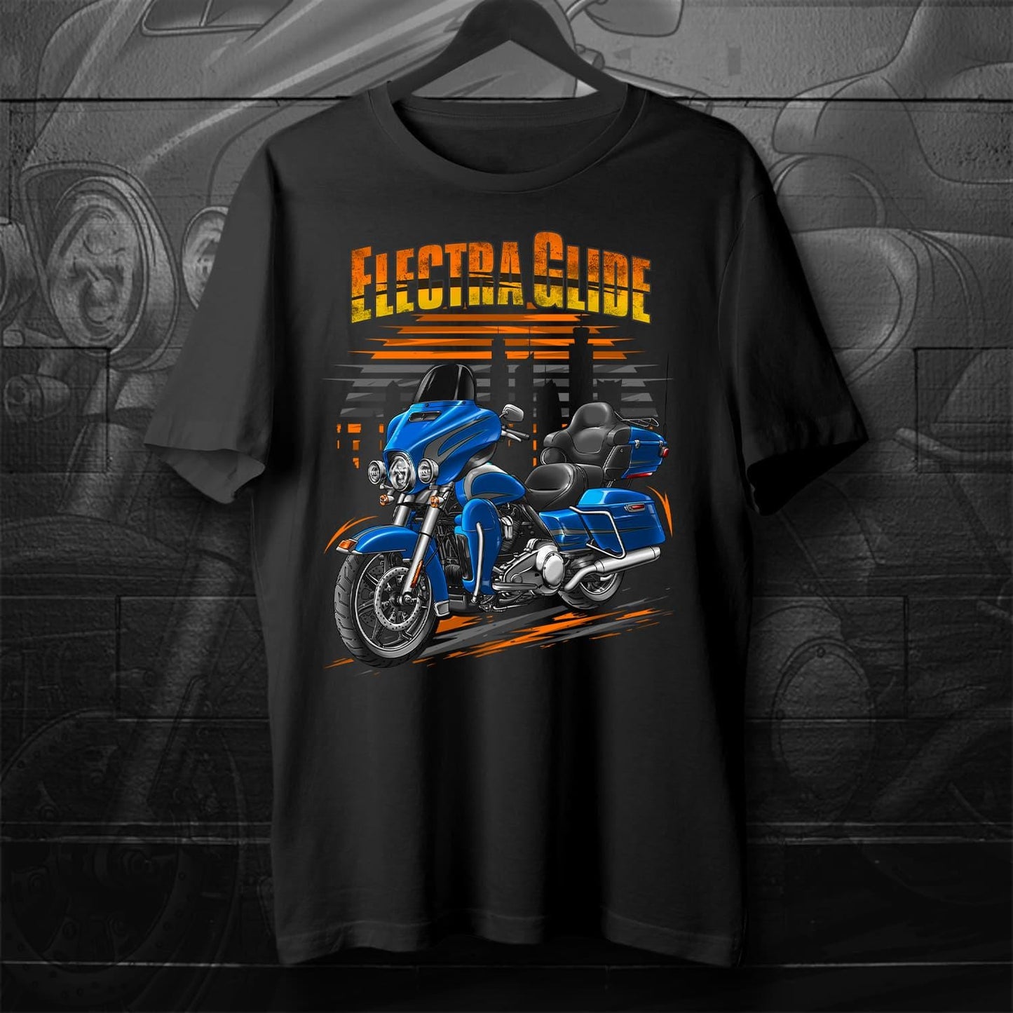 Harley Ultra Limited FLHTK 2014 T-Shirt - Motorcycle Tee Shirt for Biker