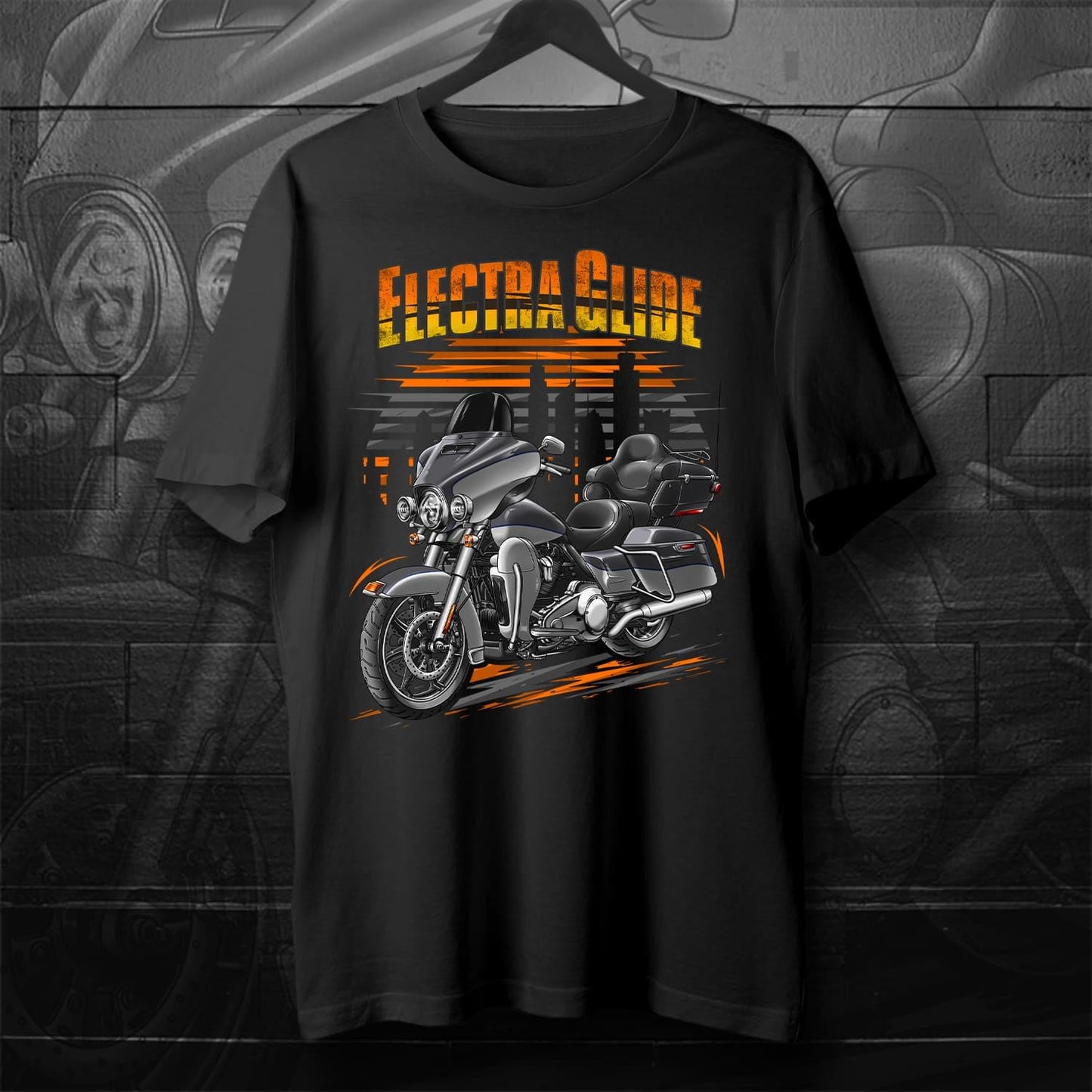 Harley Ultra Limited FLHTK 2014 T-Shirt - Motorcycle Tee Shirt for Biker