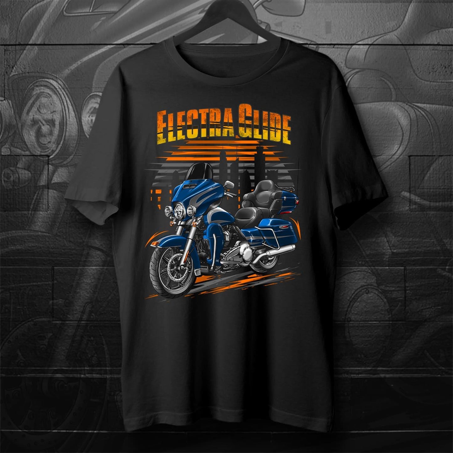 Harley Ultra Limited FLHTK 2015-16 T-Shirt - Motorcycle Tee Shirt for Biker