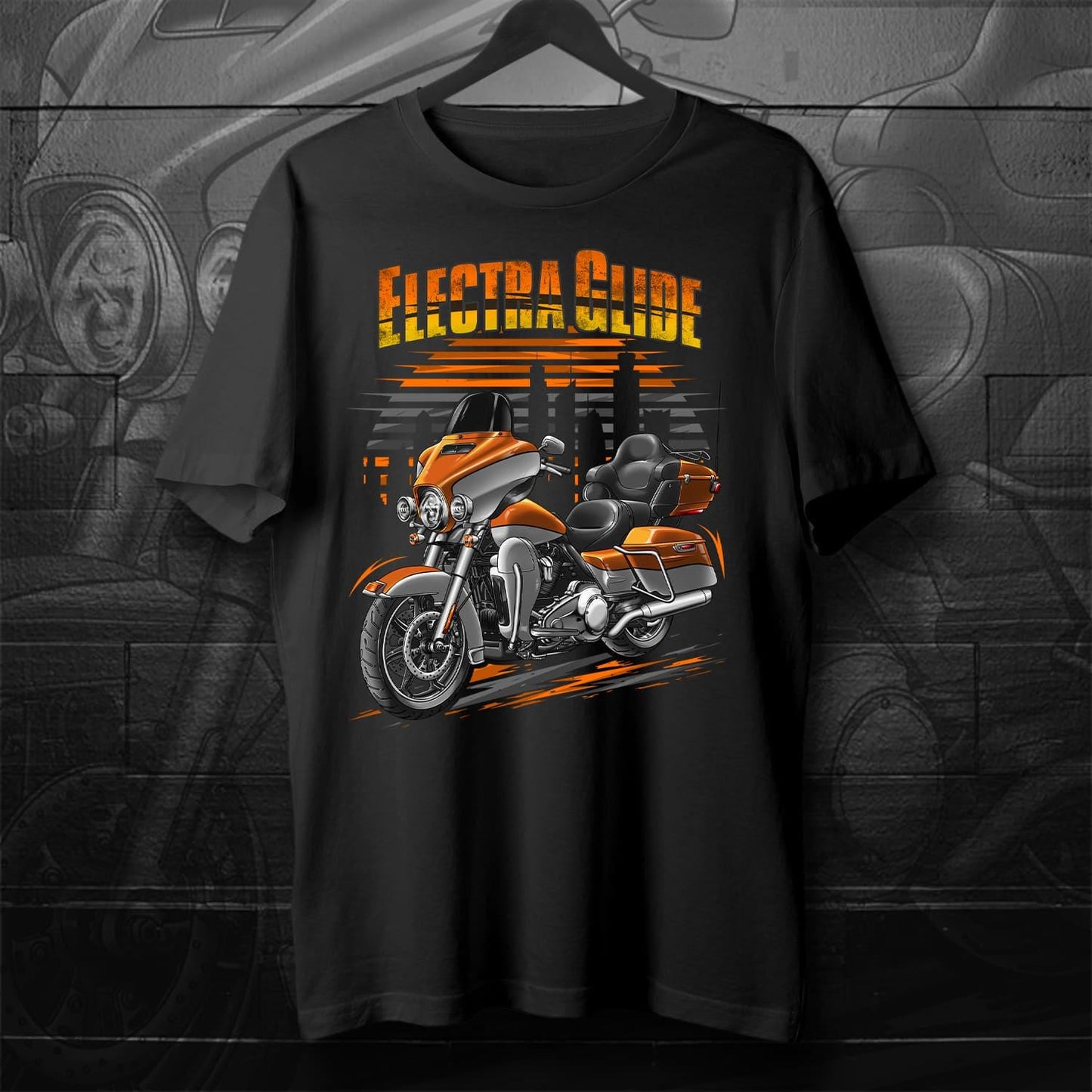 Harley Ultra Limited FLHTK 2014 T-Shirt - Motorcycle Tee Shirt for Biker