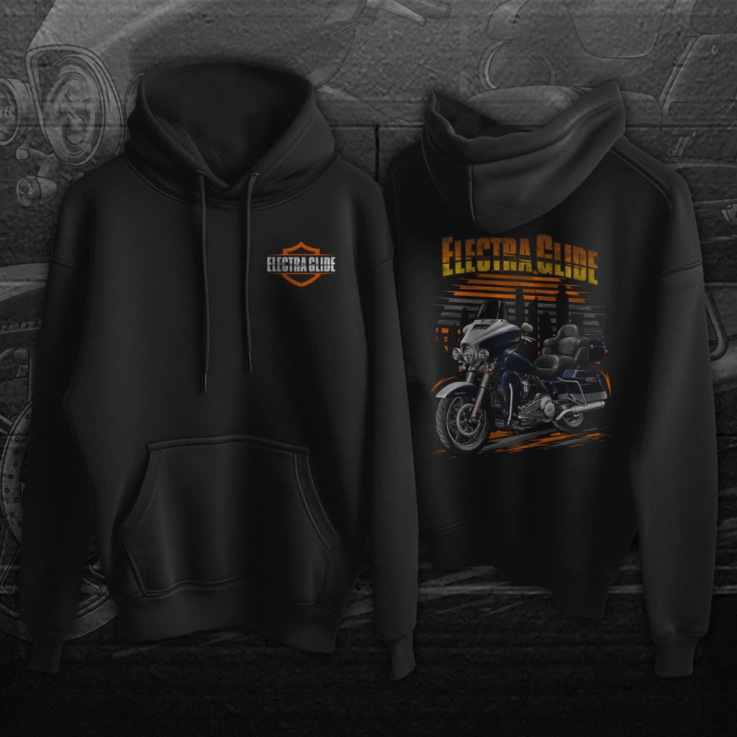Harley Ultra Limited FLHTK 2020 Inspired Hoodie - Motorcycle Sweatshirt for Biker