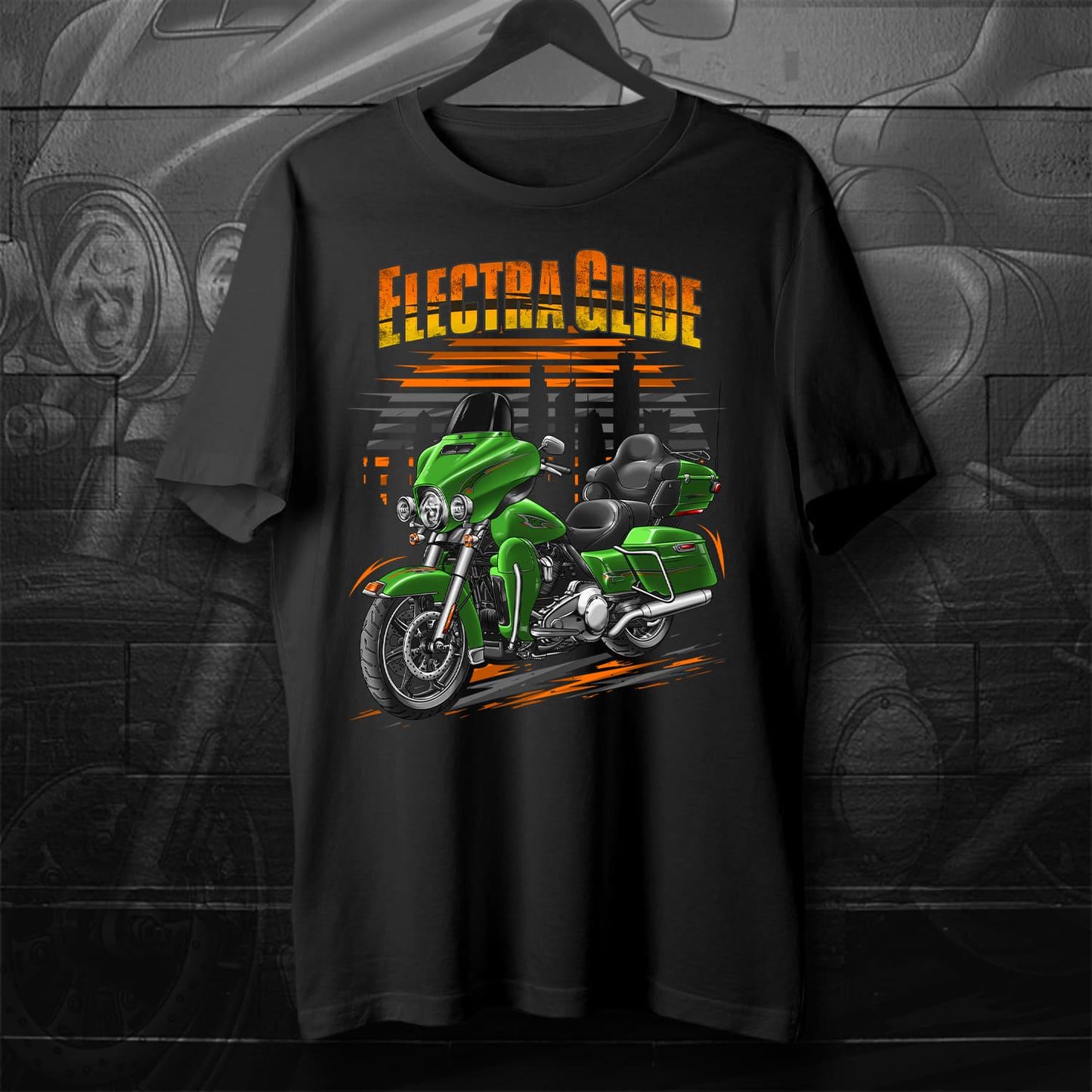 Harley Ultra Limited FLHTK 2015-16 T-Shirt - Motorcycle Tee Shirt for Biker