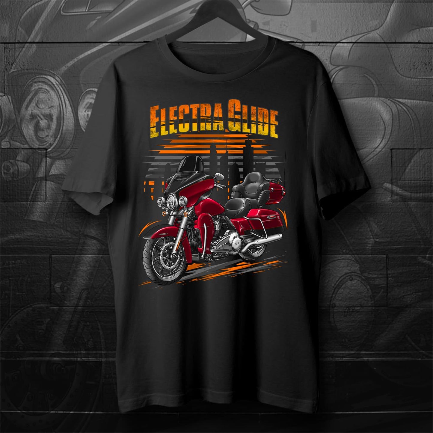 Harley Ultra Limited FLHTK 2021 T-Shirt - Motorcycle Tee Shirt for Biker