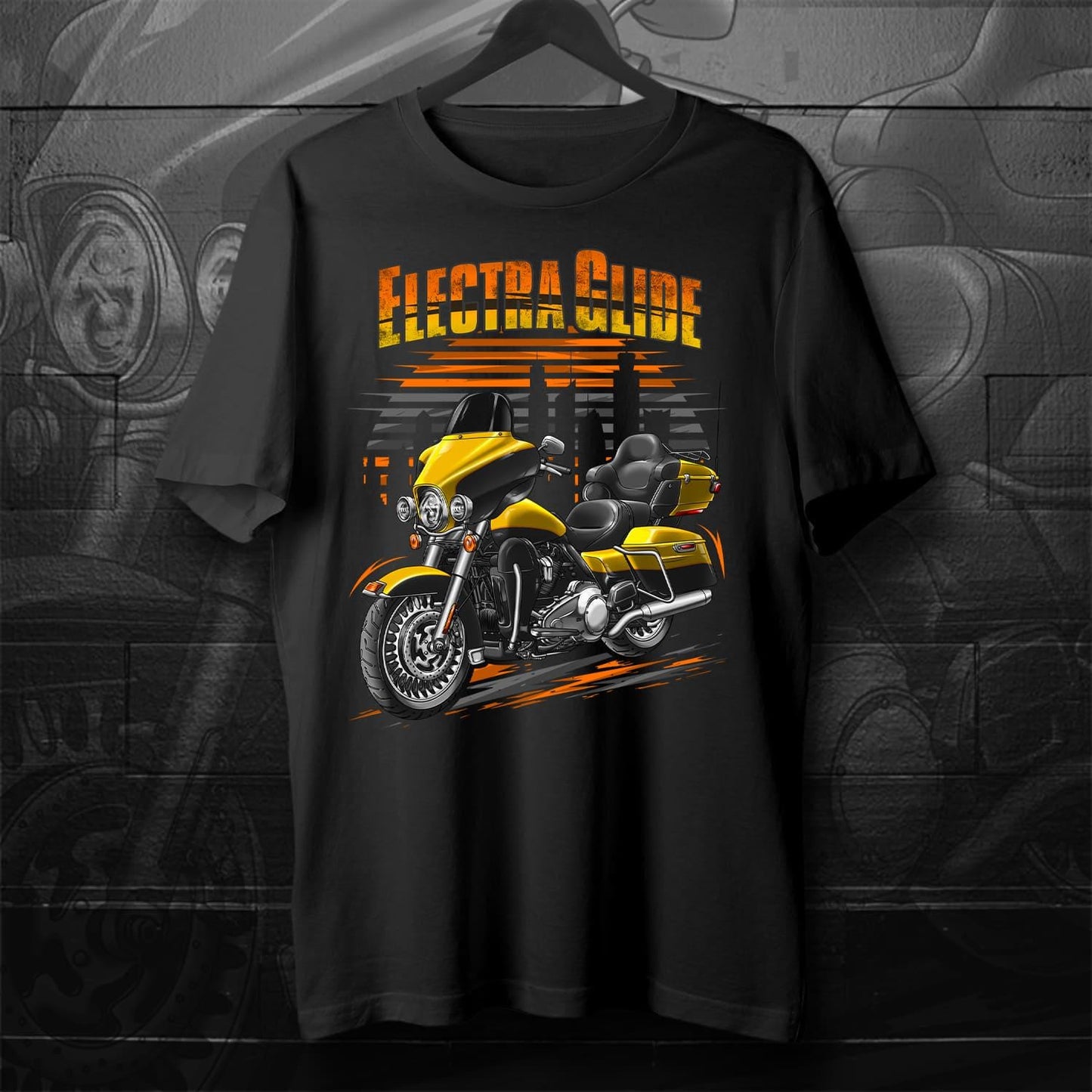 Harley Ultra Limited FLHTK 2012-13 T-Shirt - Motorcycle Tee Shirt for Biker