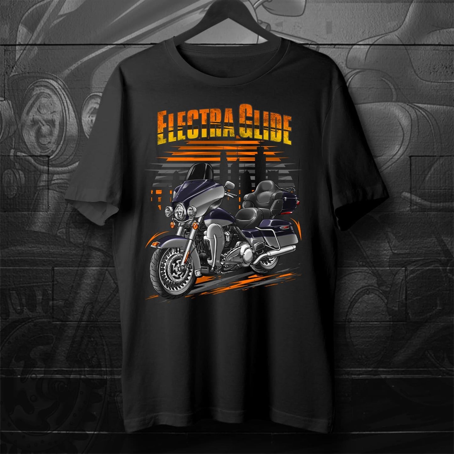 Harley Ultra Limited FLHTK 2012-13 T-Shirt - Motorcycle Tee Shirt for Biker