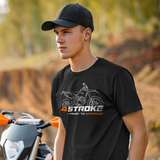 KTM 525 XC Desert Racing T-Shirt - Motorcycle Tee Shirt for Riders