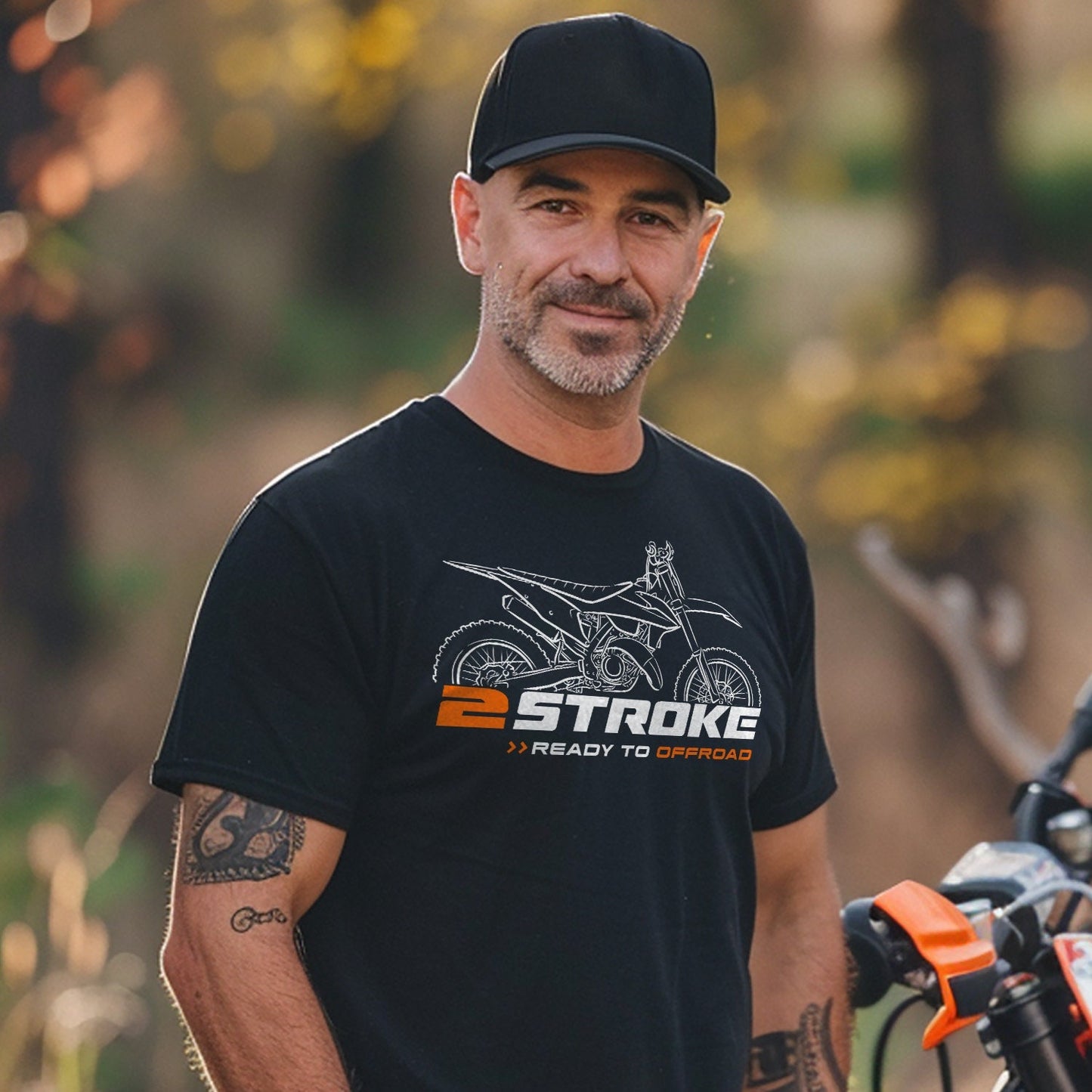 KTM 125 XC T-Shirt - Motorcycle Tee Shirt for Riders