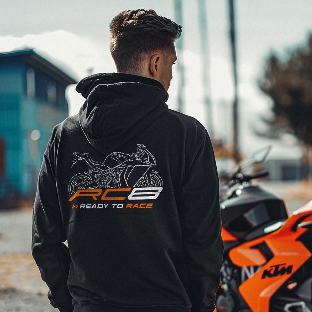 KTM 1190 RC8 Hoodie - Motorcycle Sweatshirt for Riders