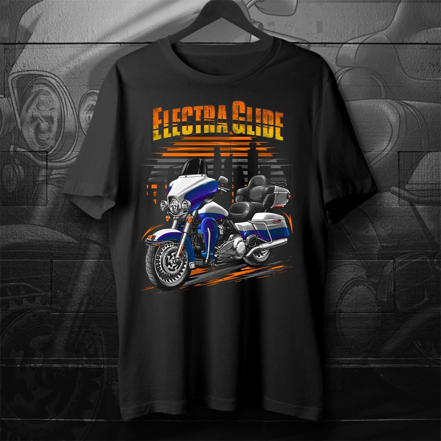 Harley Ultra Limited FLHTK 2010 T-Shirt - Motorcycle Tee Shirt for Biker