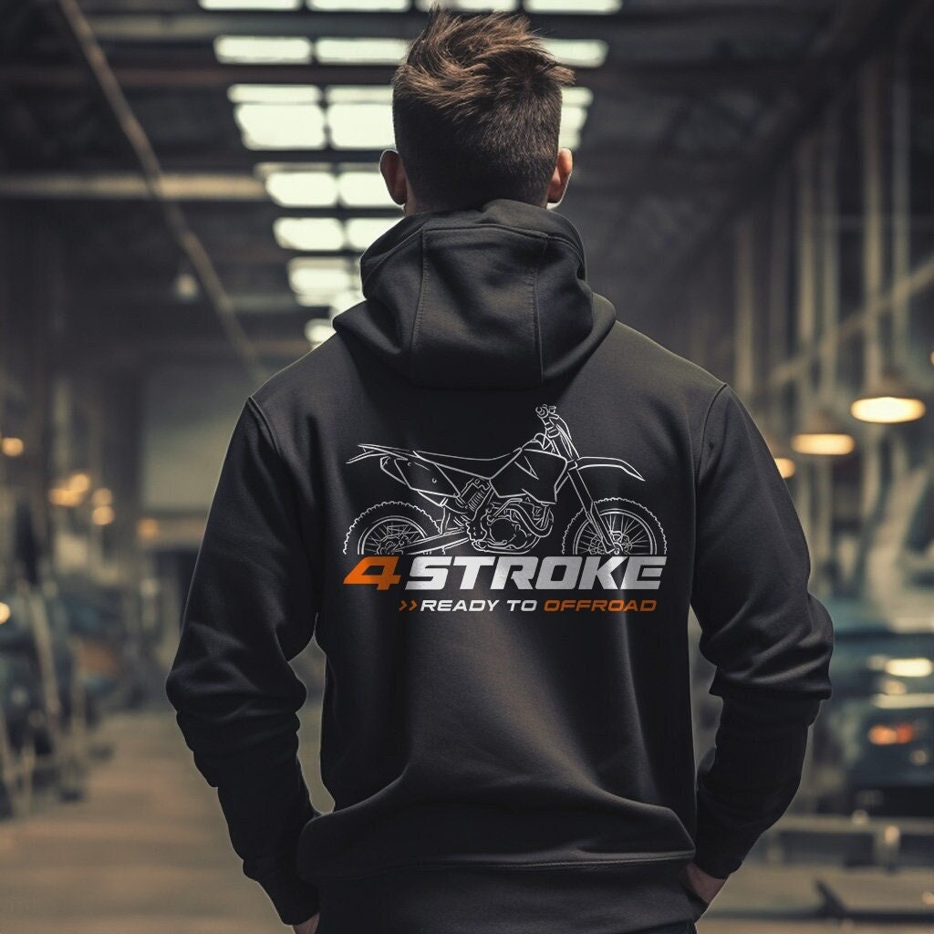 KTM 525 XC Desert Racing Hoodie - Motorcycle Sweatshirt for Riders
