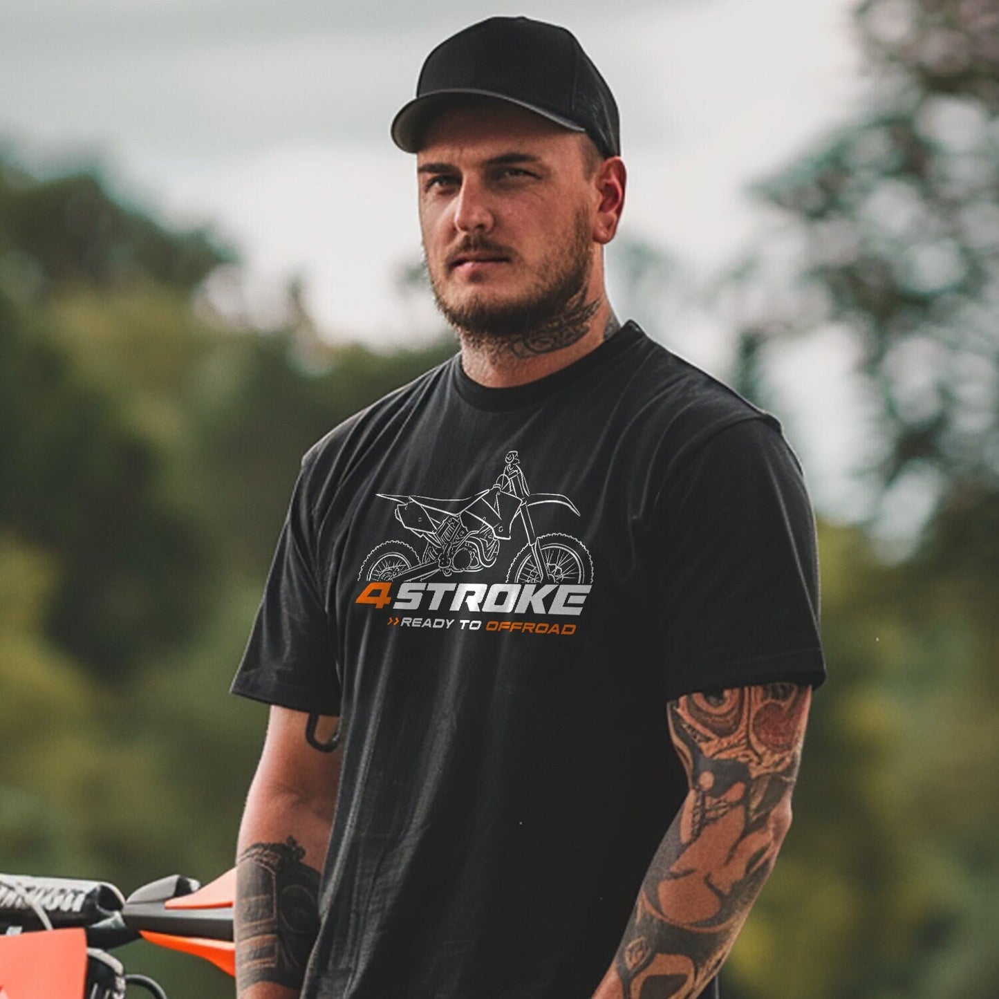 KTM 400 XC-W T-Shirt - Motorcycle Tee Shirt for Enduro Riders