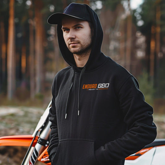 KTM 690 Enduro Hoodie - Motorcycle Sweatshirt for Riders