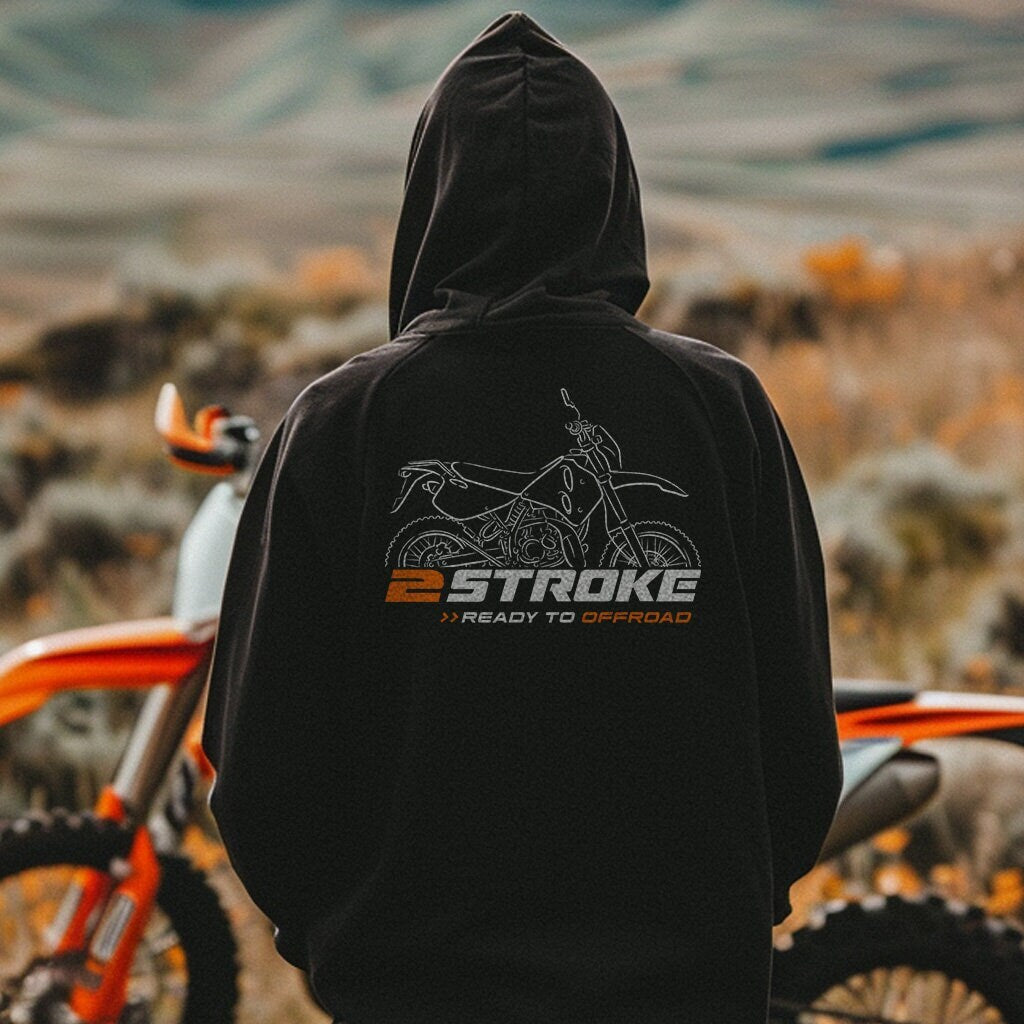 KTM 125 LC2 Hoodie - Motorcycle Sweatshirt for Enduro Riders