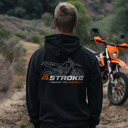 KTM 400 SXC Hoodie - Motorcycle Sweatshirt for Enduro Riders