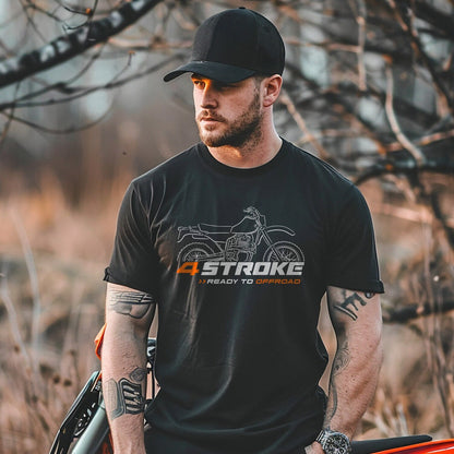 KTM 500 K 4 Enduro T-Shirt - Motorcycle Tee Shirt for Enduro Riders