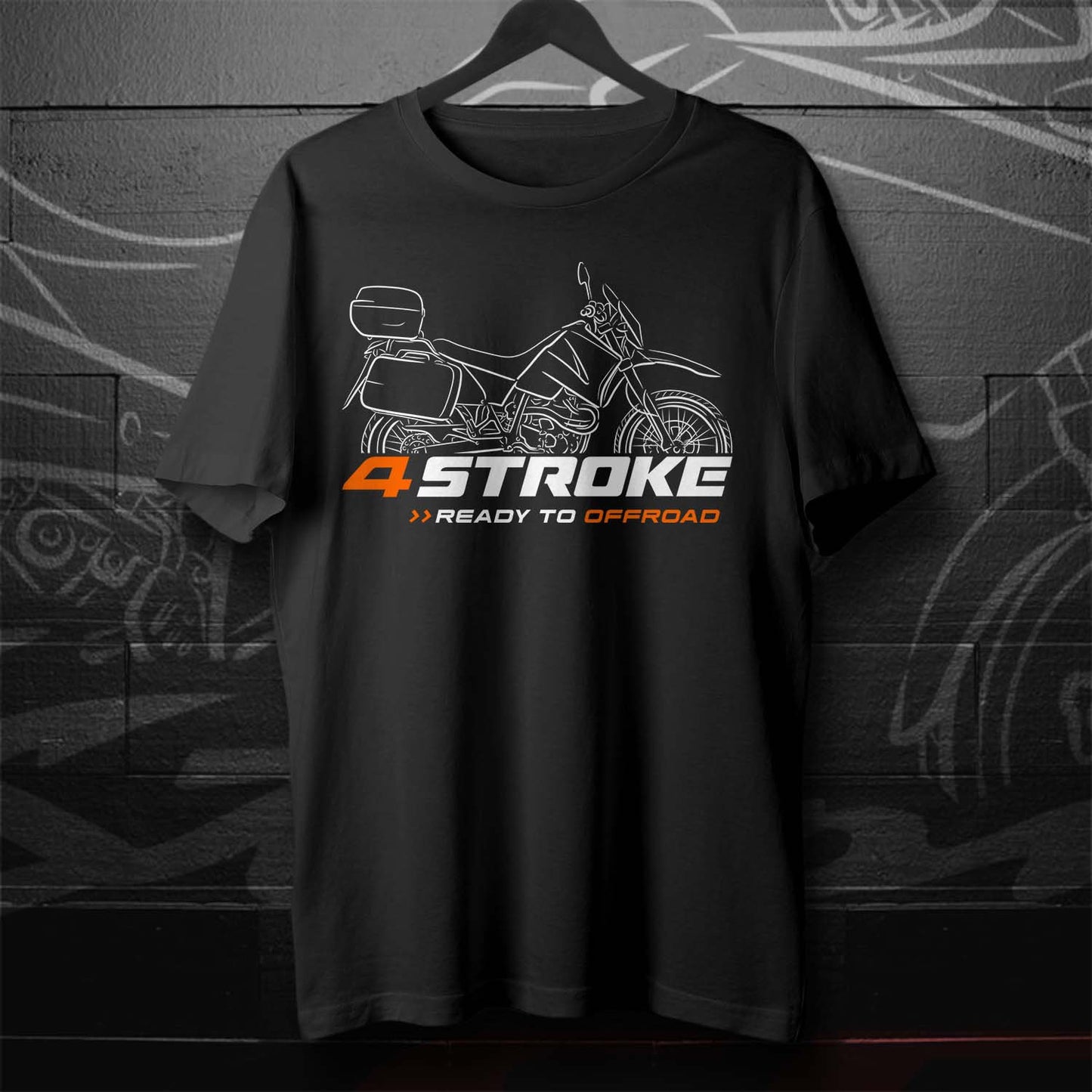 KTM 400 LS-E Military T-Shirt - Motorcycle Tee Shirt for Enduro Riders