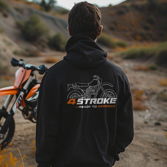 KTM 500 K 4 Enduro Hoodie - Motorcycle Sweatshirt for Enduro Riders