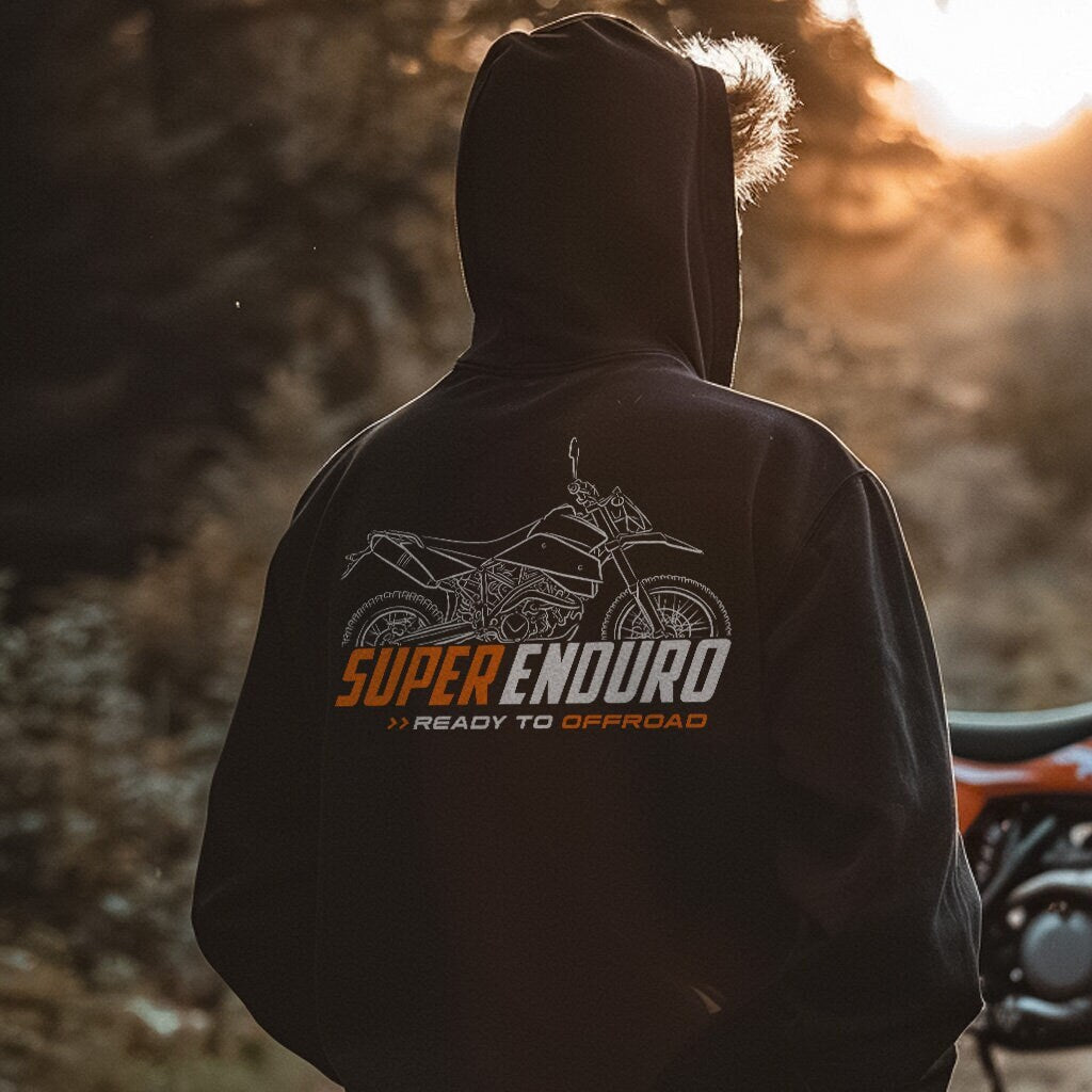 KTM 950 Super Enduro R Hoodie - Motorcycle Sweatshirt for Enduro Riders