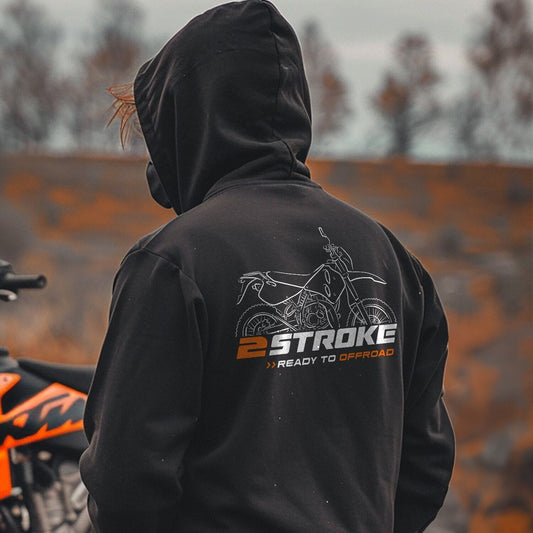 KTM 125 EGS Hoodie - Motorcycle Sweatshirt for Enduro Riders