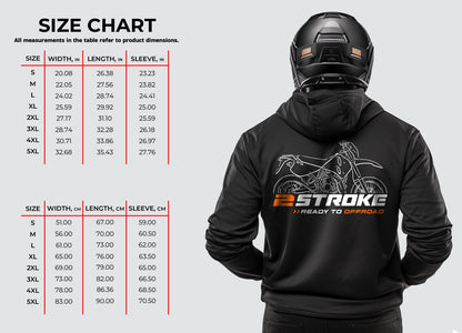 KTM 125 EGS Hoodie - Motorcycle Sweatshirt for Enduro Riders