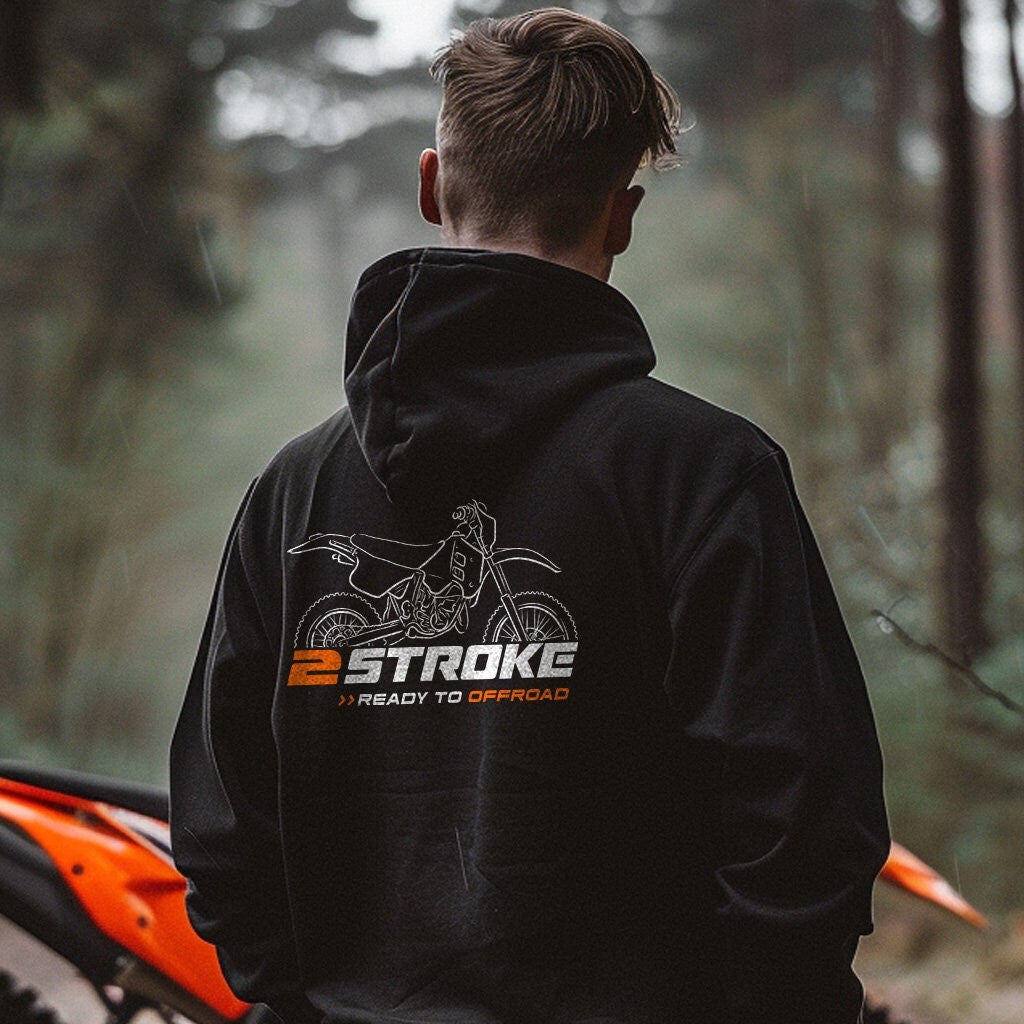 KTM 350 E-GS 1991 Hoodie - Motorcycle Sweatshirt for Enduro Riders