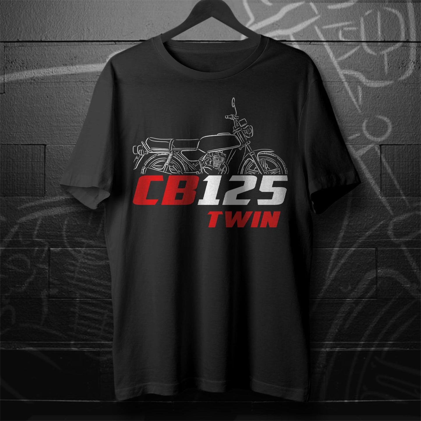 Honda CB125 | T | E | F | J & N Inspired T-Shirt - Motorcycle Tee Shirt