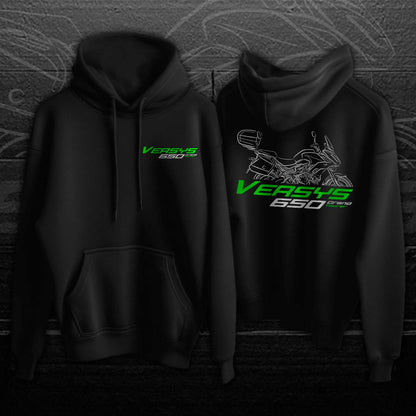 Kawasaki Versys 650 GT | LT | City | Tourer Hoodie - Motorcycle Sweatshirt for ADV Riders