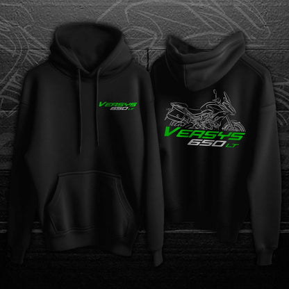 Kawasaki Versys 650 GT | LT | City | Tourer Hoodie - Motorcycle Sweatshirt for ADV Riders