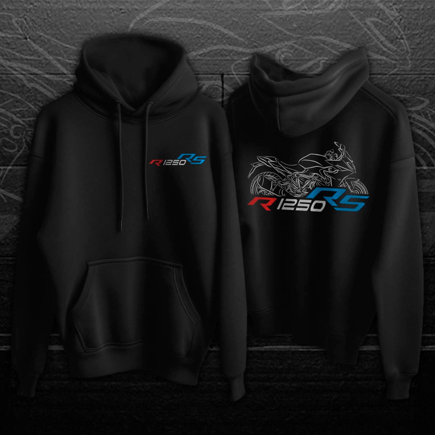 BMW R1250RS Hoodie - Motorcycle Sweatshirt for Motorrad Riders