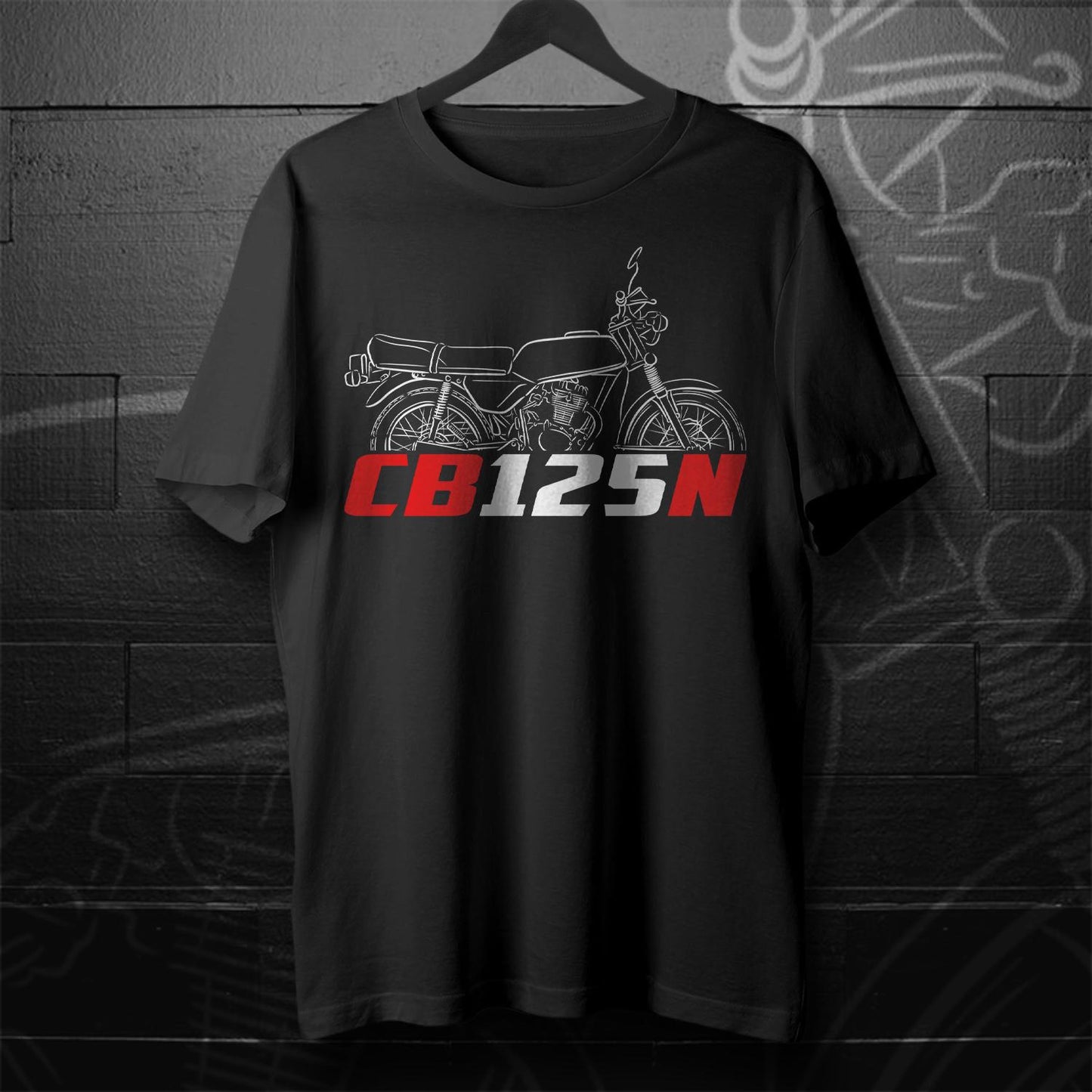 Honda CB125 | T | E | F | J & N Inspired T-Shirt - Motorcycle Tee Shirt