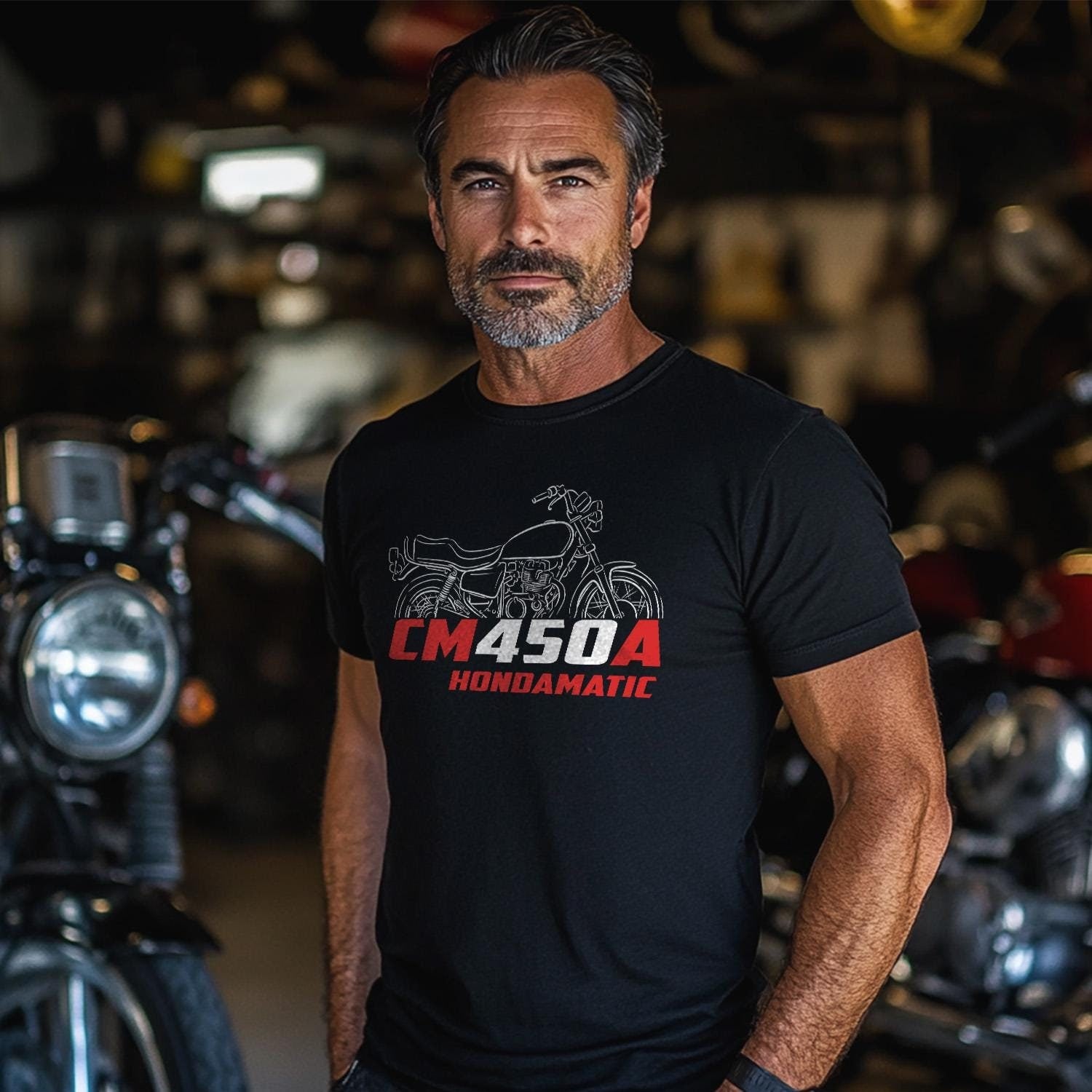 Honda CM450 A | C | E & T Inspired T-Shirt - Motorcycle Tee Shirt