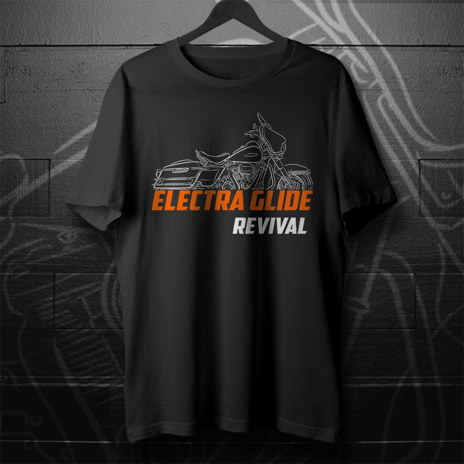 Harley-Davidson Electra Glide Revival FLH 2021 Inspired T-Shirt - Biker Motorcycle Tee Shirt