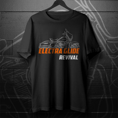 Harley-Davidson Electra Glide Revival FLH 2021 Inspired T-Shirt - Biker Motorcycle Tee Shirt