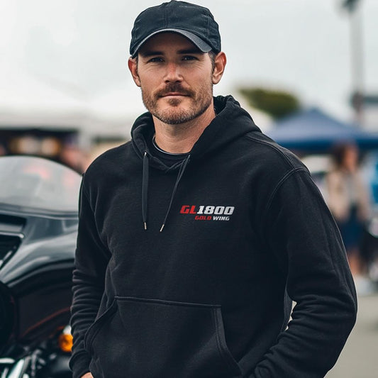 Honda GL 1800 Gold Wing Inspired Hoodie - Motorcycle Sweatshirt for Riders