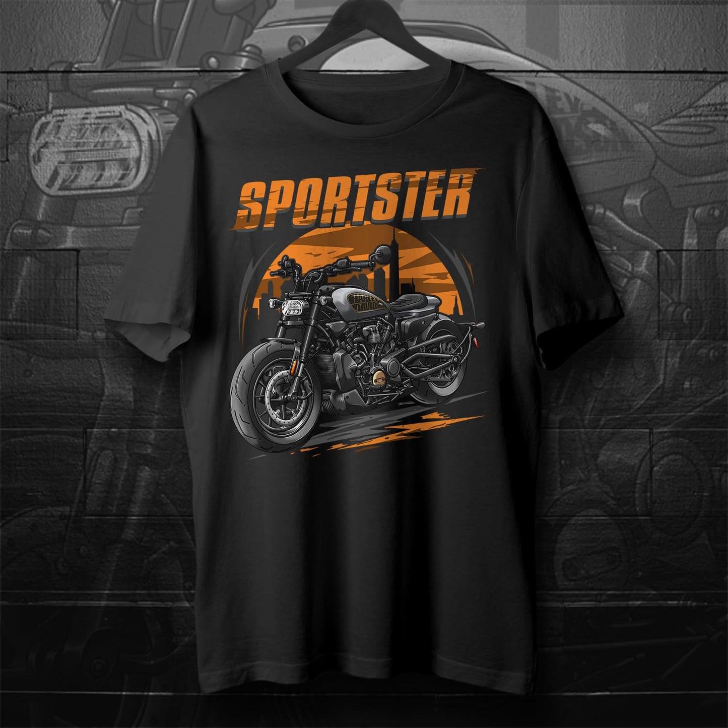 Harley Sportster S 2021-24 Inspired T-Shirt - Biker Motorcycle Tee Shirt