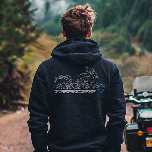 Yamaha Tracer 7 Hoodie - Motorcycle Sweatshirt for ADV Riders