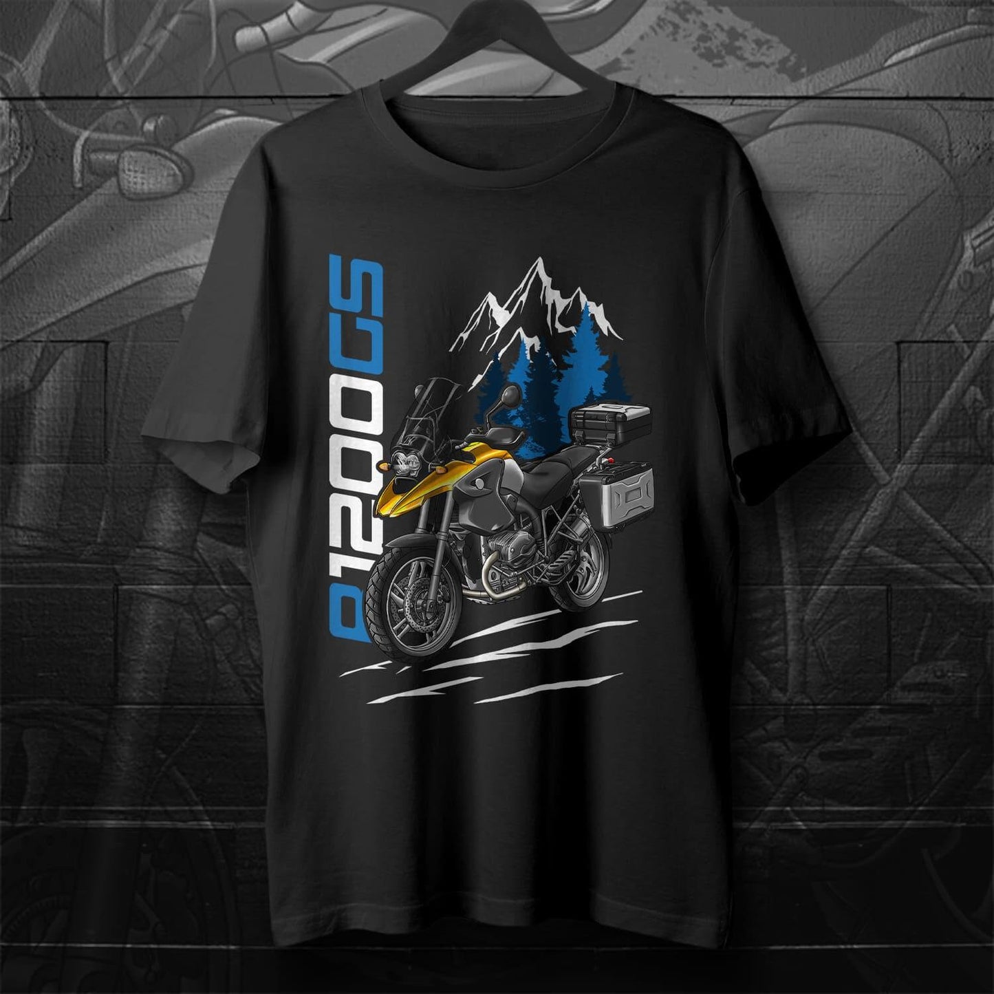 BMW R1200 GS 2004-07 T-Shirt - Motorcycle Tee Shirt for ADV Riders