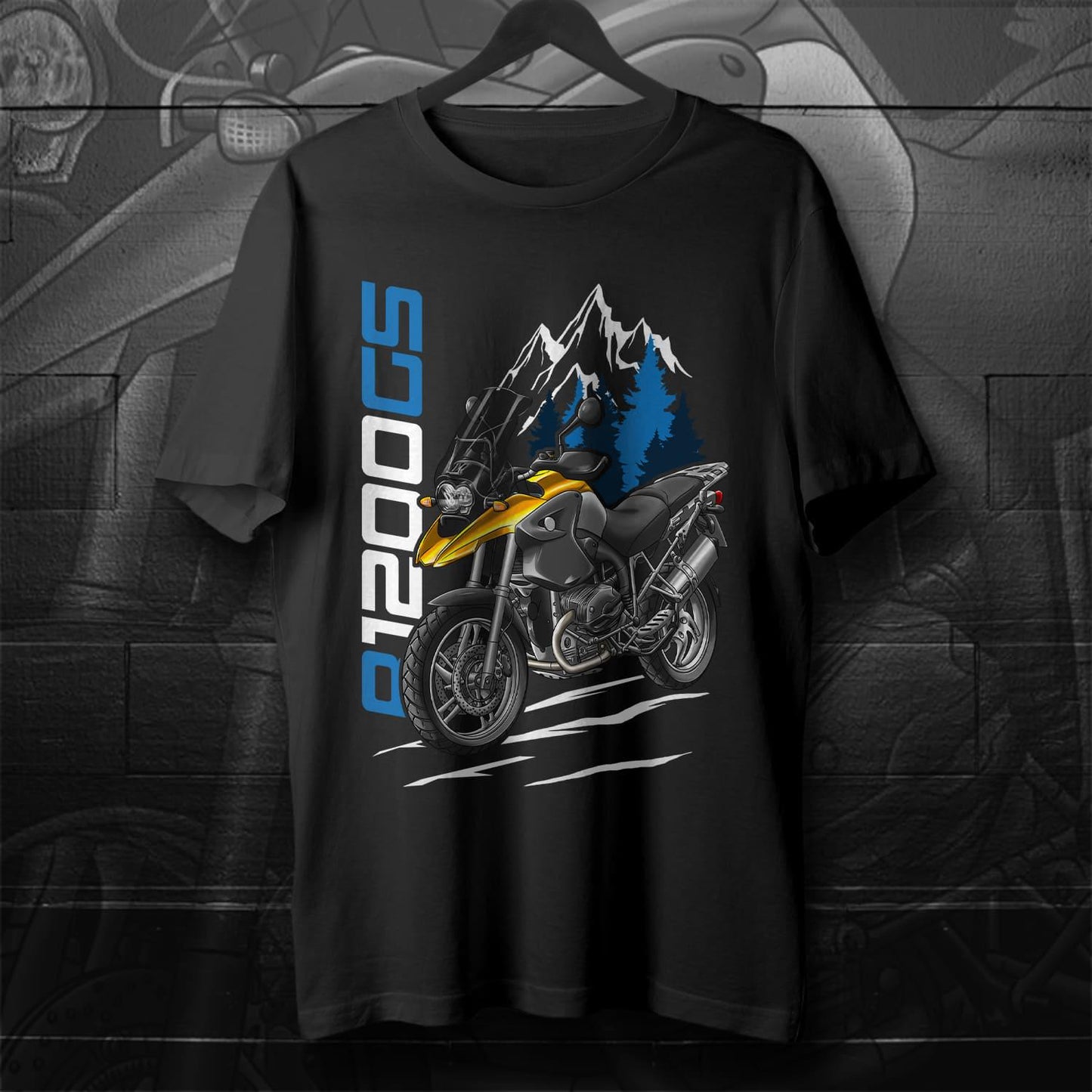 BMW R1200 GS 2004-07 T-Shirt - Motorcycle Tee Shirt for ADV Riders