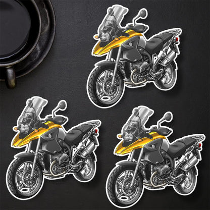 BMW R1200 GS 2004-07 Stickers - Set of 3 Motorcycle Decals for ADV Riders