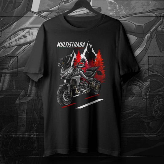 Ducati Multistrada 1200 2015-20 T-Shirt - Motorcycle Tee Shirt for ADV Riders