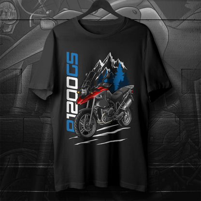 BMW R1200 GS 2004-07 T-Shirt - Motorcycle Tee Shirt for ADV Riders
