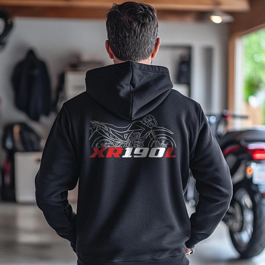 Honda XR190L Inspired Hoodie - Motorcycle Sweatshirt for Riders