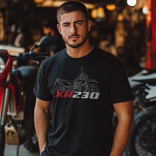 Honda XR230 Inspired T-Shirt - Motorcycle Tee Shirt for Riders