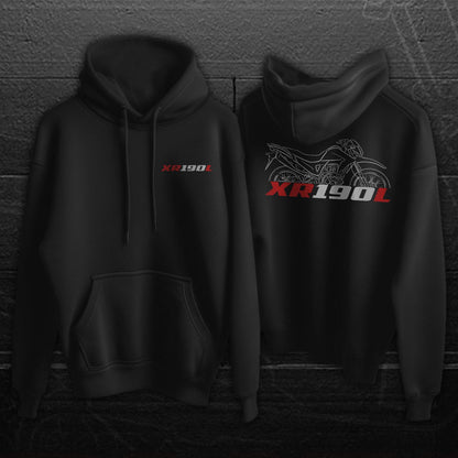 Honda XR190L Inspired Hoodie - Motorcycle Sweatshirt for Riders