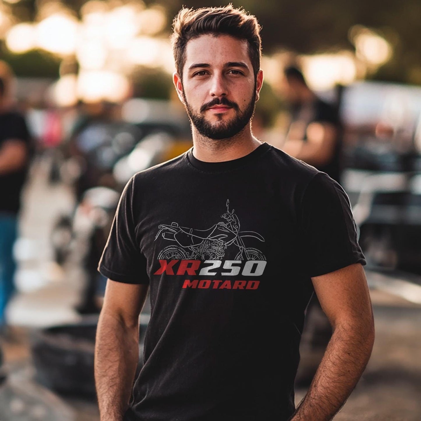 Honda XR250 Motard Inspired T-Shirt - Motorcycle Tee Shirt for Riders