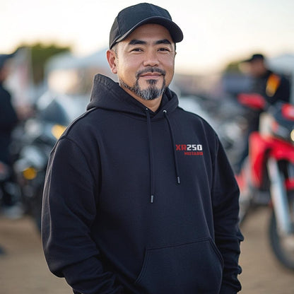 Honda XR250 Motard Inspired Hoodie - Motorcycle Sweatshirt for Riders
