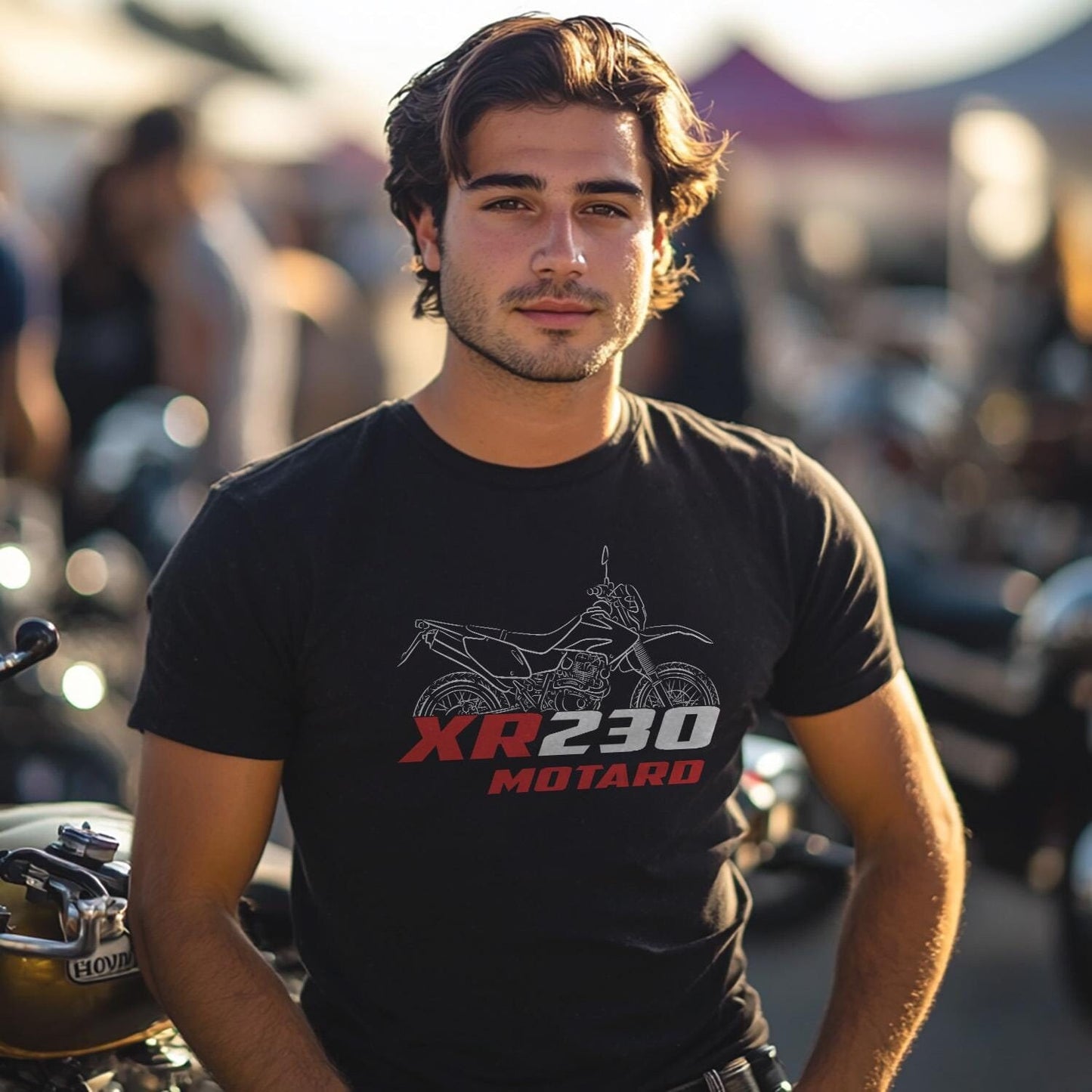Honda XR230 Motard Inspired T-Shirt - Motorcycle Tee Shirt for Riders