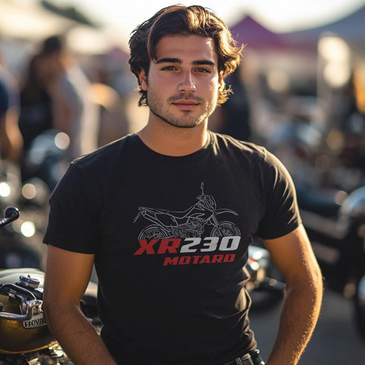 Honda XR230 Motard Inspired T-Shirt - Motorcycle Tee Shirt for Riders