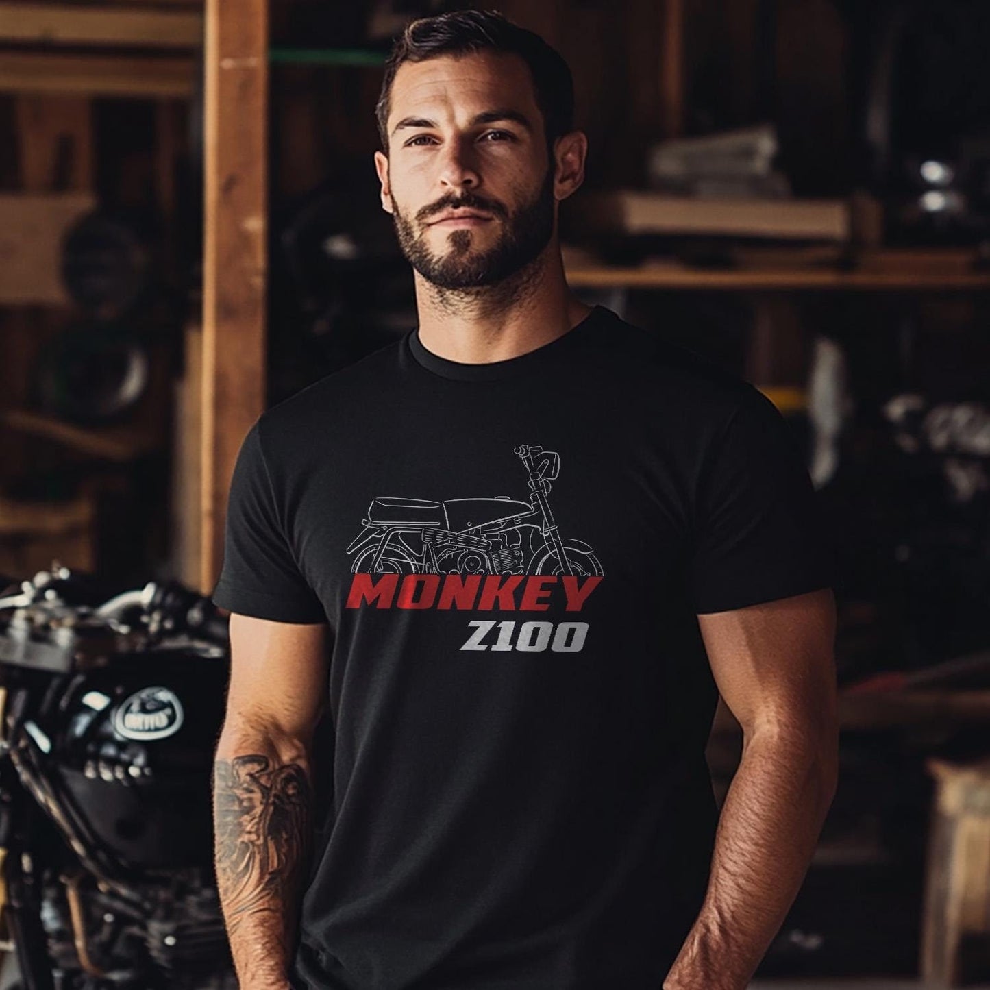 Honda Z100 1961 Inspired T-Shirt - Motorcycle Tee Shirt for Riders