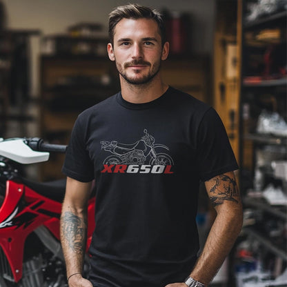 Honda XR650L Inspired T-Shirt - Motorcycle Tee Shirt for Riders
